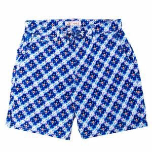 NEW EIGHT X men's hovercraft printed shorts in blue
